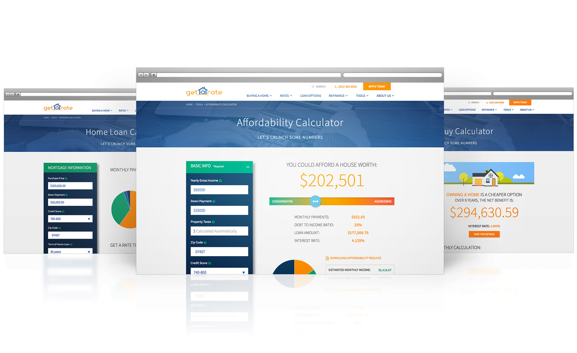 Get A Rate image: Affordability Calculator